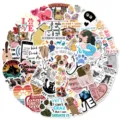 Confezione di adesivi veterinari cartoni animati impermeabili per laptop valigia casco - 50 Pezzi/Confezione