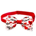 Farfallina per animali domestici San Valentino cuore rosso stampa amore cucciolo gatto - Papillon Espressione Cuore (QR001-1) / Taglia unica