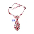 Valentine's Day pet dog cat necktie, cute heart printed adjustable puppy bowtie collar. - Heart Cupid Necktie (Necktie 15) / One Size