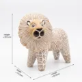 Handgemaakt keramisch leeuw beeldje bureau ornament woondecoratie dierlijke sculpteer 24cm - 188 Leeuw Stijl