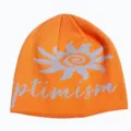 Gorro de punto de sol retro otoño invierno cálido gorro de lana naranja streetwear - M (56-58cm) / Naranja