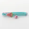 Schattige macaron huisdierhalsband met watermeloendecor en bel, elastische kattenhalsband. - Blauwe Watermeloen