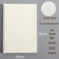 B5 Σπειροειδές Τετράδιο Καρέ 5mm Χαρτί Γραφής 80 Φύλλα 160 Σελίδες Σχολικά Είδη - Στυλ πλέγματος B5 / 80 Φύλλα 160 Σελίδες Ανά Σημειωματάριο