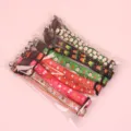 Christmas pet cat dog collar with bell festive holiday puppy neck strap pet accessories set - 6 Pieces/Pack / Multicolor