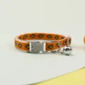 Orange Halloween Spider Pet Collar, Adjustable Cat and Dog Neck Strap with Bell SKU - Spider Collar
