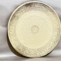 28cm vintage παλαιωμένο ξύλινο διακοσμητικό πιάτο ρετρό φρούτων δίσκος σπιτιού διακόσμηση - Πιάτο Φρούτων με Σχέδιο / 28cm