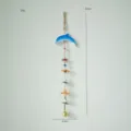 Campanella a vento delfino mediterraneo decorazione murale stile oceano casa chic - Modello 6