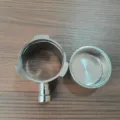 51mm Coffee Bottomless Portafilter and Filter Basket Universal Replacement Parts for Espresso Machine - 51mm Alloy Head + Filter Basket