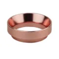 Rose gold aluminum coffee dosing ring detail, anti-flying powder funnel for espresso handle. - 49mm / Rose Gold