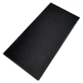 Black PVC bar service mat, non-slip rubber drip mat for kitchen, bar counter and tableware drainage. - 60x30x1cm / Black