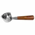 Coffee portafilter replacement wooden handle stainless steel filter basket 51mm - 51mm Red Dalbergia Alloy Handle