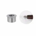 Kaffee Griff Metallring Ersatzteil mit Schraubverbindung Design fur Espressomaschine. - Ring Buchstabe T