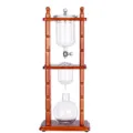 Classic wooden frame cold brew coffee maker with glass chambers for iced coffee lovers. - 500-1000ML