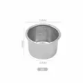 cestello filtro caffe in acciaio inox 51mm capacita 4 tazze ricambio per caffe espresso - Cestello Filtro Quattro Persone / 51mm