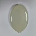 80x50mm Oval PVC Silicone Coin Purse, Semi-Transparent Soft Rubber Small Coin Wallet - Clear