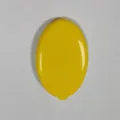 Yellow lemon silicone coin purse cute oval PVC soft coin pouch for women daily use small change - Yellow