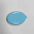 Portamonete ovale in silicone blu, mini borsellino in PVC immerso, piccolo portamonete portatile. - 8*5*1.5 / Blu 2915C