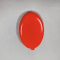 Portamonete ovale in PVC e silicone rosso, piccola borsa portatile per uso quotidiano. - 8*5*1.5 / Arancione 021