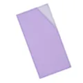 Purple PU leather cash envelope wallet credit card holder slip pocket detail close up view - Purple