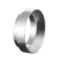 Magnetic espresso dosing ring coffee funnel 51mm 58mm portafilter distributor tool - 51mm / Silver