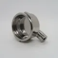 Stainless steel coffee machine portafilter replacement part, durable and precise filtering. - 58mm Breville 9 Series Stainless Steel Head + Filter Basket
