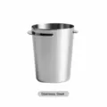 Stainless Steel Coffee Dosing Cup Espresso Machine Accessory Portafilter Powder Ring - 51mm / Original Color