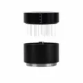 51mm 2-in-1 coffee distributor and tamper needle tool with adjustable depth scale. - 51mm