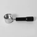 Espresso machine portafilter replacement part with black handle and 51mm filter basket. - 51mm Black Handle