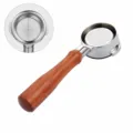 Ersatz 58mm E61 Espressoportafilter mit Holzgriff für Kaffeemaschinen Ersatzteile. - Spezieller Holzgriff