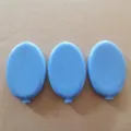 Piccolo Portamonete in Silicone Blu Borsa di Immagazzinaggio per Auricolari - 8*5*1.5 / Blu