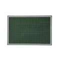 Green PVC bar mat square draining mat anti-slip rubber cup mat for home countertop and bar use - 45*30cm / Green