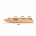 Solid beech wood coffee tamper station with multi-size slots, professional espresso accessory. - 58mm / Beech Color