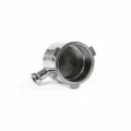 Stainless steel bottomless espresso portafilter filter basket for semi-automatic coffee machines. - Stainless Steel Head With Filter Basket