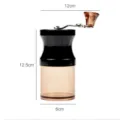 Manual coffee grinder mini portable hand coffee bean mill kitchen tool for home use - Black
