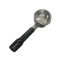 Stainless steel coffee bottomless portafilter handle replacement part for espresso machine - 58mm Breville 9 Series Bottomless Black Handle
