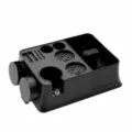 ABS Coffee Tamper Holder Station Multi-functional Espresso Distributor Storage Stand Black - Black
