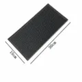 Tappetino da bar in PVC nero piccola misura 30x15cm tappetino scolapiatti antiscivolo - 30x15x1cm / Nero