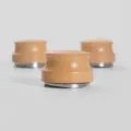 Wooden coffee distributor and stainless steel tamper base for espresso brewing tools. - 58mm / Beech Wood