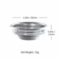 Filtre panier 58mm pour machine à café espresso tasse unique en acier inoxydable. - Panier filtre espresso simple 58 mm