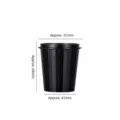 Coffee Dosing Cup 51-53mm Universal Deep Black Portafilter Ring Grinder Powder Catch Tool - Deep Black (51/53mm Universal)