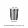 Professional coffee dosing cup 51-53mm universal silver grey powder ring espresso tool - Silver Gray (51/53mm Universal)
