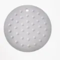 Ronde siliconen isolatiemat, hittebestendige pannenlap voor keuken en eettafel. - 17x17x0.4cm / Grijs