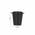Coffee Dosing Cup Ring for Breville Espresso Machine Portafilter Black Replacement Part - Black (54mm Compatible)