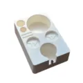 White ABS coffee tamper holder organizer multifunctional espresso accessories station 51mm 58mm - Multi-Functional Tamper Base / 51-53mm / White