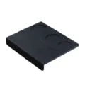 Black silicone coffee tamper mat barista tool holder kitchen bar accessory nonslip pad - Black