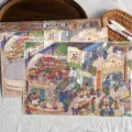 Pegatinas de ilustración de escena en miniatura vintage, decoración rural para manualidades de diario. - Cooperativa de Abastecimiento y Comercialización