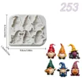 Halloween gnome silicone mold 6 cavity DIY handmade candle resin casting craft tool - 6-Cavity Elf