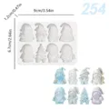 8-Cavity Christmas Gnome Silicone Mold DIY Santa Claus Candle Soap Resin Craft Making Tool - 8-Cavity Gnome pm254-65