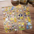 PET decorative tape set, cute cartoon animal designs for journaling and planner decoration. - PET Glitter Die-cut Deco Zoo Sample 70cm