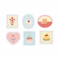 Pixel dessert memo pad set, 30 sheets of 120g non-sticky writing paper, cute designs. - Pixel Desserts